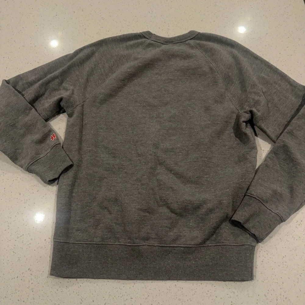 Homage Philadelphia Eagles Crewneck Sweatshirt Gray Size M